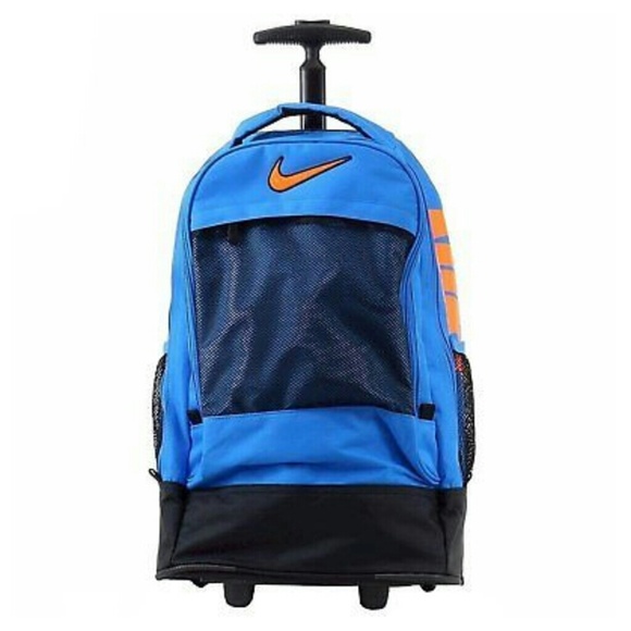 Nike Bags Nwt Nike Rolling Backpack Book Bag Laptop Carry On Poshmark